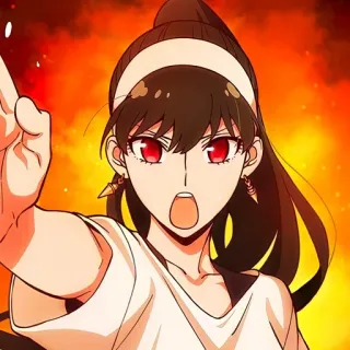 🙂 145145a0 Yor Forger Spy x Family Anime, Manga, Yor, Spy x Family telegram sticker