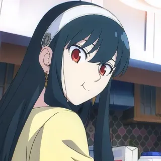 🙂 162d59ba Yor Forger Spy x Family Anime, Hoạt hình, Yor Forger, Spy x Family, Nhân vật, Phụ nữ telegram sticker