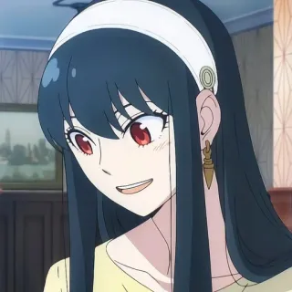 🙂 22b1016a Yor Forger Spy x Family Anime, Nhân vật, Phụ nữ, Yor Forger, Spy x Family telegram sticker