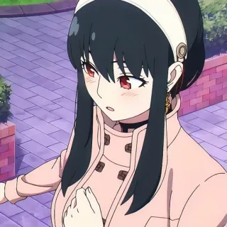 🙂 28e628cf Yor Forger Spy x Family Anime, Yor Forger, Spy x Family, Nhân vật, Phụ nữ telegram sticker