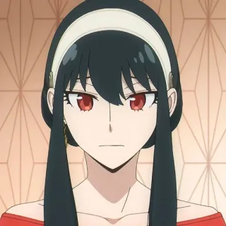 🙂 3ab7d568 Yor Forger Spy x Family yor forger, spy x family, anime, nhân vật, phụ nữ telegram sticker