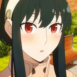 🙂 414e83e4 Yor Forger Spy × Family Anime, Yor, Spy x Family, Hoạt hình, Nhân vật, Phụ nữ telegram sticker