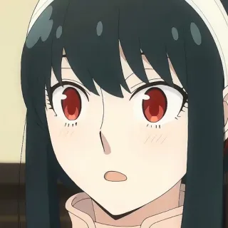 🙂 6b85c48e Yor Forger Spy x Family Anime, Yor Forger, Spy x Family, Hoạt hình, Phụ nữ, Ngạc nhiên telegram sticker