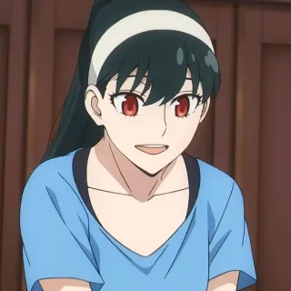 🙂 798a228b Yor Forger Spy x Family Anime, Spy x Family, Yor Forger, Phim hoạt hình, Phụ nữ, Nhân vật telegram sticker