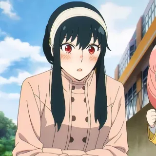 🙂 7e23a4cd Yor Forger Spy x Family Anime, Nhân vật, Spy x Family, Yor Forger, Phụ nữ, Phim hoạt hình, Manga telegram sticker