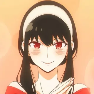 🙂 814b3455 Yor Forger Spy x Family Anime, Yor Forger, Spy x Family, Nhân vật hoạt hình telegram sticker