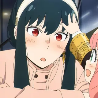 🙂 8486f584 Anya Forger Spy x Family Anime, Spy x Family, Anya Forger, Dễ thương, Fan art telegram sticker