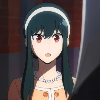 🙂 97ac27a5 Yor Forger Spy x Family Anime, Yor Forger, Spy x Family, Hoạt hình, Phụ nữ telegram sticker