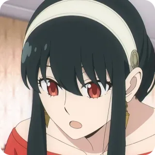 🙂 9c400a8c Yor Forger Spy × Family Anime, Yor Forger, Spy x Family, Nhân vật, Phụ nữ, Phim hoạt hình telegram sticker