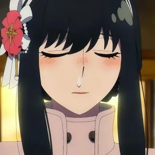 🙂 da07a1b4 Yor Forger Spy x Family Anime, Yor Forger, Spy x Family, Hoạt hình, Nhân vật telegram sticker