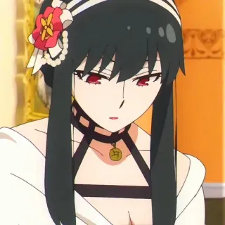 🙂 ec1bd675 Yor Forger Spy x Family Anime, Yor Forger, Spy x Family, Hoạt hình, Nữ, Nhân vật, Mắt đỏ telegram sticker