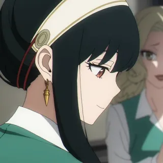 🐈‍⬛️ 0cb5c00d Yor Forger Spy × Family anime, yor forger, spy x family, cartoon, woman whatsapp sticker