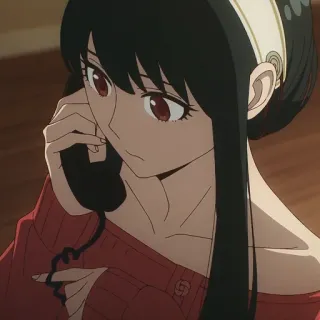 💄 231a3364 Yor Forger Spy x Family anime, yor, forger, spy x family, cartoon, woman, character whatsapp sticker