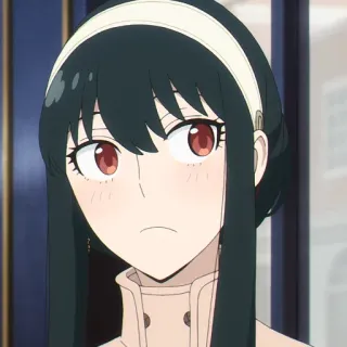 🐈‍⬛️ 3b8361fd Yor Forger Spy × Family anime, yor forger, spy x family, cartoon, character, woman whatsapp sticker