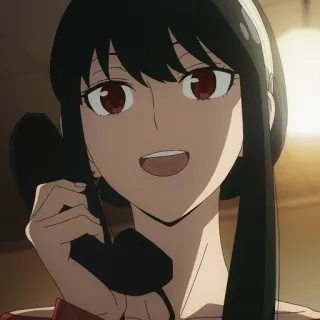 💄 3f70d502 Yor Forger Spy x Family yor forger, spy x family, anime, cartoon, phone whatsapp sticker