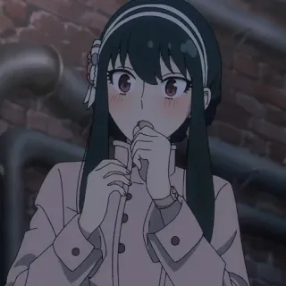 💄 5d6bcdaa Yor Forger Spy x Family anime, yor forger, spy x family, character, woman, cartoon whatsapp sticker