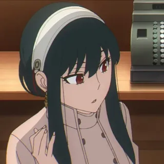 🐈‍⬛️ 73a7725e Yor Forger Spy x Family Yor, Spy x Family, anime, character, illustration whatsapp sticker