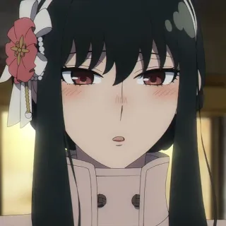 💄 77f75cc0 Yor Forger Spy x Family anime, yor forger, spy x family, cartoon, animated whatsapp sticker