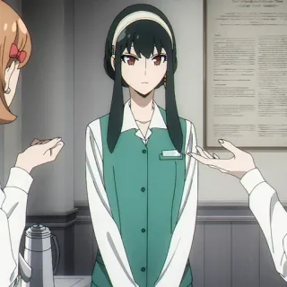 💄 8991b812 Yor Forger Spy × Family anime, spy family, yor forger, character, spy, cute whatsapp sticker