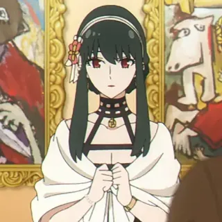 💄 89d3e10a Yor Forger Spy × Family anime, yor forger, spy x family, character whatsapp sticker