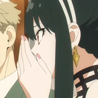 🐈‍⬛️ 8f7b3db7 Yor Forger Spy x Family anime, spy x family, yor forger, cartoon, character, woman whatsapp sticker