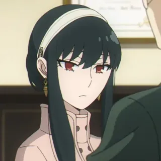 💄 b06a0887 Yor Forger Spy x Family anime, yor, spy x family, cartoon, yor forger whatsapp sticker