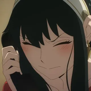 💄 bf3a5a07 Yor Forger Spy x Family anime, yor forger, spy x family, cartoon whatsapp sticker