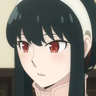 🐈‍⬛️ f1aff838 Yor Forger Spy × Family anime, cartoon, woman, character, yor forger, spy x family whatsapp sticker