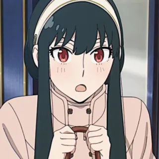 🗡 01183ac4 Yor Forger Spy x Family Anime, Yor Forger, Spy x Family, Desenho animado, Mulher, Personagem telegram sticker