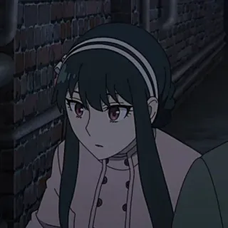 🗡 0185b54b Yor Forger Spy x Family Anime, Yor Forger, Spy x Family, Desenho animado telegram sticker