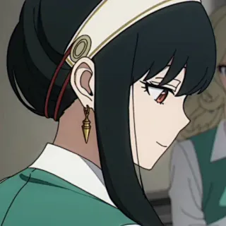 🗡 01c62a34 Yor Forger Spy x Family yor forger, spy x family, anime, desenho animado, espião, assassina telegram sticker