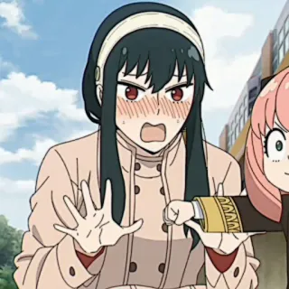 🗡 2daadb68 Yor Forger Spy x Family Anime, Yor Forger, Spy x Family, Desenho animado telegram sticker