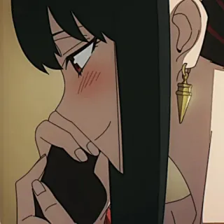 🗡 2f034155 Yor Forger Spy x Family Anime, Spy Family, Yor, Forger, Brinco, Mulher telegram sticker