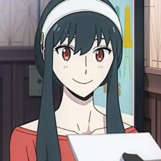 🗡 492660aa Yor Forger Spy x Family yor forger, spy x family, anime, personagem, mulher, ilustração telegram sticker