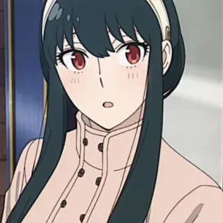 🗡 4b7bd4e0 Yor Forger Spy x Family Anime, Desenho animado, Yor Forger, Spy x Family, Personagem, Mulher, Forger telegram sticker