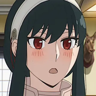 🗡 59c6951e Yor Forger Spy x Family yor forger, spy x family, anime, desenho animado telegram sticker