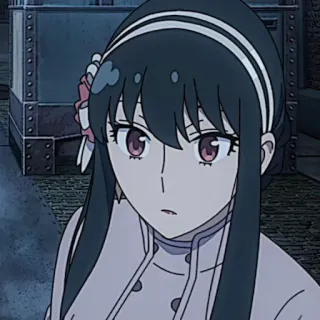 🗡 5a8993f9 Yor Forger Spy × Family Anime, Yor Forger, Spy x Family, Desenho animado, Personagem, Mulher telegram sticker