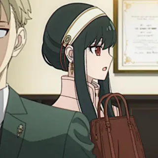 🗡 6c62a5af Yor Forger Spy × Family Anime, Yor Forger, Spy Family, Desenho animado, Personagem, Mulher, Spy x Family, Garota anime telegram sticker