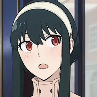 🗡 6f635194 Yor Forger Spy x Family Anime, Yor Forger, Spy x Family, Desenho animado, Personagem, Mulher telegram sticker