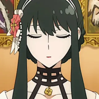 🗡 cc77e795 Yor Forger Spy × Family Anime, Yor Forger, Spy x Family, Mulher, Desenho animado, Personagem telegram sticker