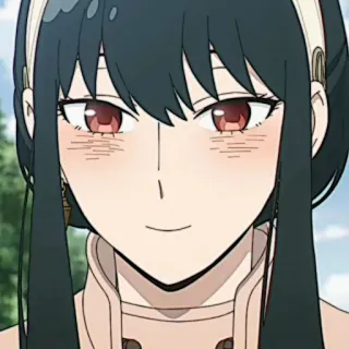 🗡 d11285bc Yor Forger Spy x Family Anime, Yor, Forger, Spy x Family, Desenho animado, Personagem telegram sticker