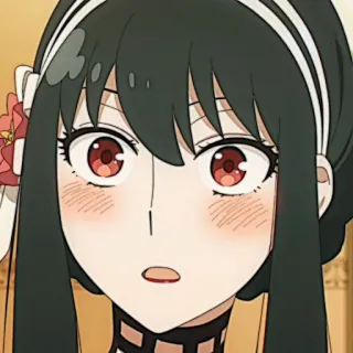 🗡 d7d73d6d Yor Forger Spy x Family Anime, Spy x Family, Yor Forger, Desenho animado, Mulher, Personagem telegram sticker