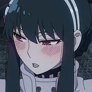 🗡 f5f7bf99 Yor Forger Spy x Family anime, Yor Forger, Spy x Family, fofo, desenho animado, personagem telegram sticker