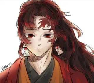 🖤 f12b1101 Yoriichi Tsugikuni Demon Slayer anime, demon slayer, yoriichi, manga, samurai telegram sticker
