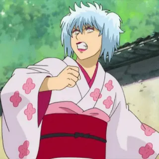 🍡 a364ea04 Gintoki Sakata Gintama อนิเมะ, ตลก, กินทามะ, กินโทกิ, ตลกขบขัน telegram sticker