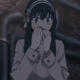 😳 5662bdc6 Yor Forger Spy x Family yor forger, spy x family, anime, cartoni animati telegram sticker