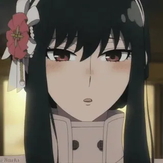 🤒 a1d4832a Yor Forger Spy x Family Anime, Yor Forger, Spy x Family, Cartone animato, Donna, Animato telegram sticker