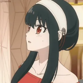 ♨️ a4c56f07 Yor Forger Spy x Family Anime, Spy x Family, Yor Forger, Yor Briar, Ragazza anime, Cartone animato telegram sticker