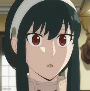 ♨️ dda57f1e Yor Forger Spy x Family Anime, Cartone animato, Donna, Yor, Spy x Family, Personaggio telegram sticker