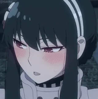 😅 dfe2a2ce Yor Forger Spy x Family Anime, Yor, Spy x Family, Cartone animato, Donna, Ritratto telegram sticker